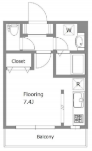 グリーンヒル中野賃貸マンションペット可間取り