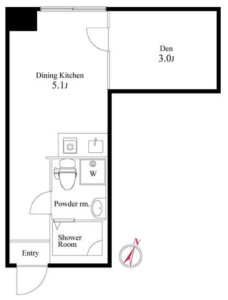 ブライトハウス阿佐ヶ谷賃貸アパート間取り