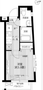 パールマンション鷺ノ宮3分賃貸マンション間取り