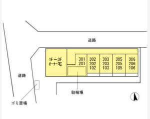 マローネ井草　203　建物見取り図