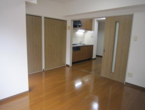 アルカディア中野Ⅲ 205 居間クローゼット収納とキッチンスペースとの間仕切り