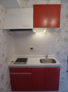 THE OXFORD FLAT 402 システムキッチンIHコンロ