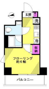 Ｖａｌｏｒｅ　ｎｏｇａｔａ　5階　間取り図