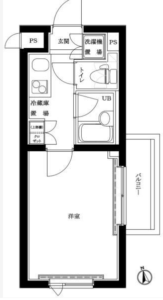 ルーブル荻窪206賃貸マンション間取り