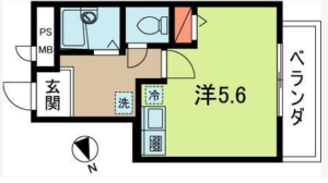 高円寺南3賃貸マンションオートロック対応間取り