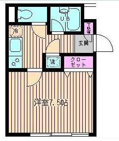 フェリーチェ高円寺205 間取り図