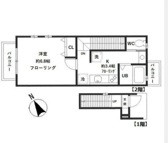 クレセント阿佐ヶ谷201 間取り (間取) クレセント阿佐ヶ谷201 間取り (間取)