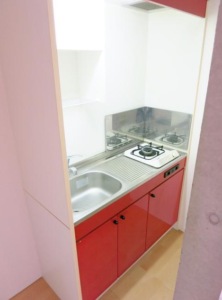 Branche鷺ノ宮204 システムキッチンガス一口コンロ