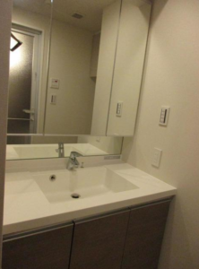 高円寺ザ・パークハビオ賃貸マンション独立洗面台