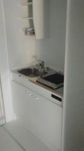 弘仁堂ビル2F1 システムキッチンIH一口コンロ