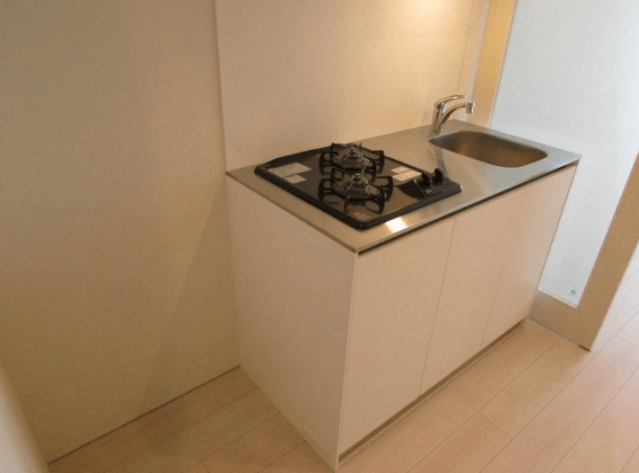 モナージュ401　システムキッチンガス二口コンロ