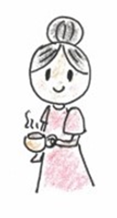 女性のためのあつまる不動産公式キャラクターまーるちゃんコーヒータイム、ティータイム　まーる