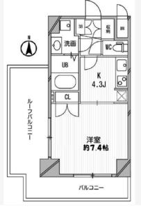 スペーシア高円寺Ⅰ 908 間取り図