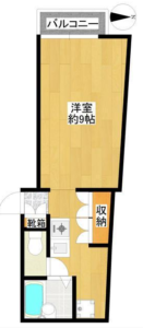 ビーンズ新中野　306　間取り図