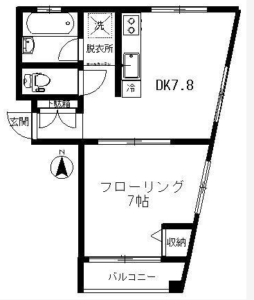 山崎ビル　403　間取り図