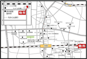 モン・シャトー中野　402　駅までのアクセスマップ