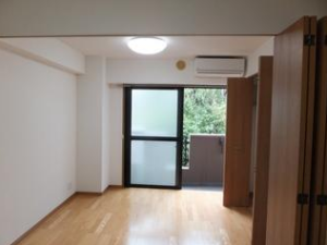 ロイヤルパレス中野坂上201　居間バルコニー窓とクローゼット収納