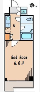 ルーブル中野新橋参番館 403 間取り図