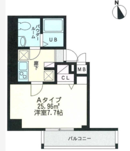 一真舎203　間取り図