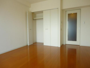 アークコミュー阿佐谷　303　居間クローゼット収納と室内ドア