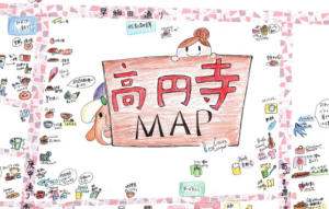 高円寺のマップ