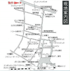 一真舎203 駅までのアクセスマップ